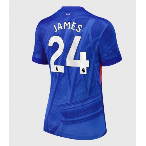 Billige Fotballdrakt Chelsea Reece James #24 Replika Hjemmedrakt Dame 2025-26 Kortermet Billige Fotballdrakt Chelsea Reece James #24 Replika Hjemmedrakt Dame 2025-26 Kortermet